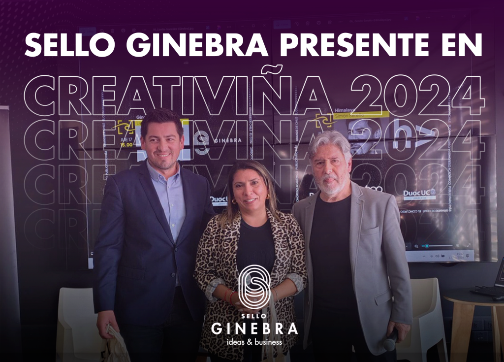 Directora general posando junto a ejecutivos de Creativiña